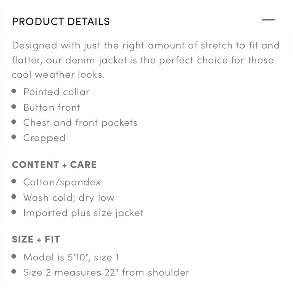 NWT Torrid Crop Denim Jacket - Medium Wash. Size 1. - Picture 13 of 13